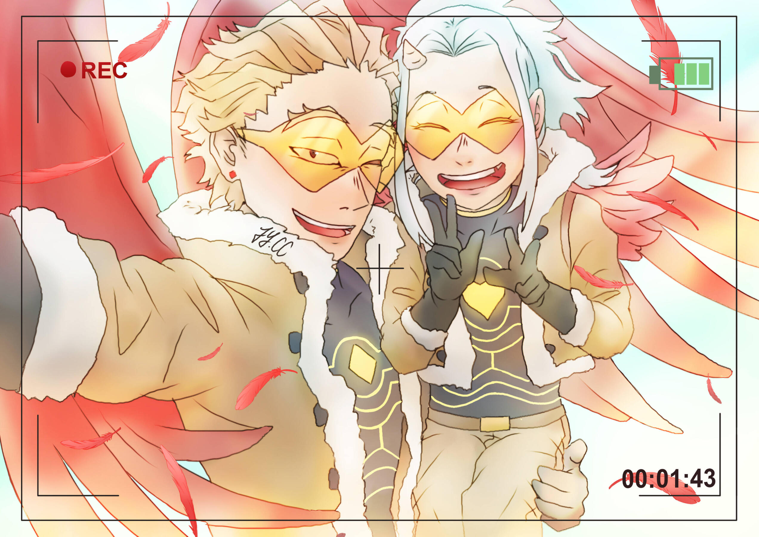 Eri zine Raffle Winner Hawks and Eri