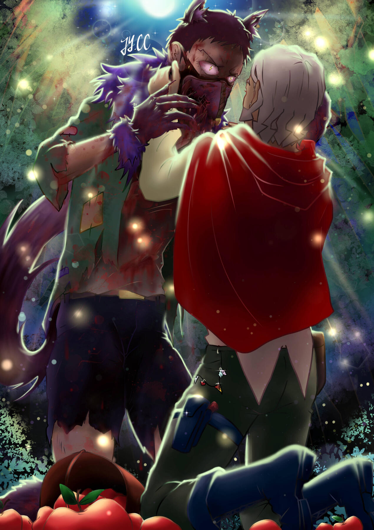 BNHA Monsterball Red Riding Hood AU Chronohaul