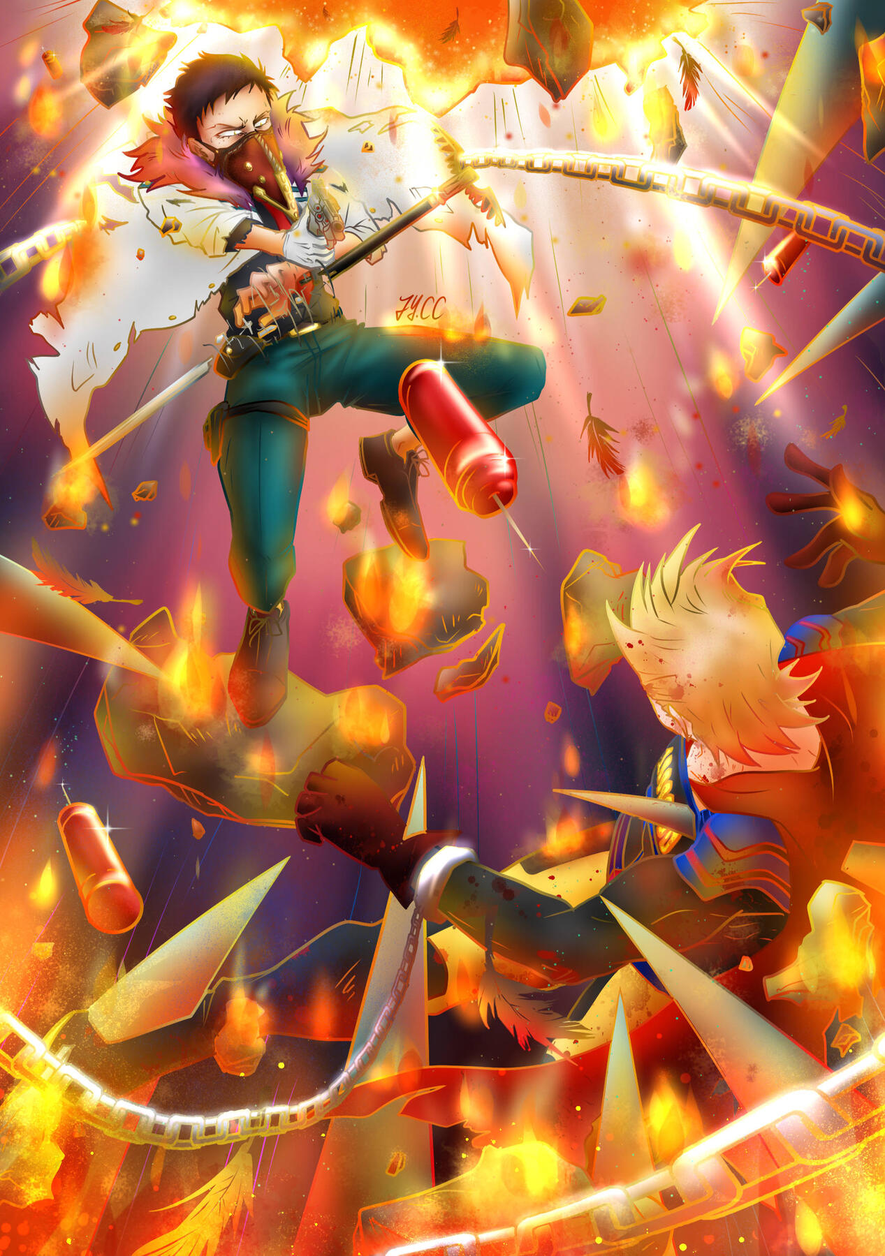 Pro Hero Chisaki vs Villain Lemillion Redemption Zine