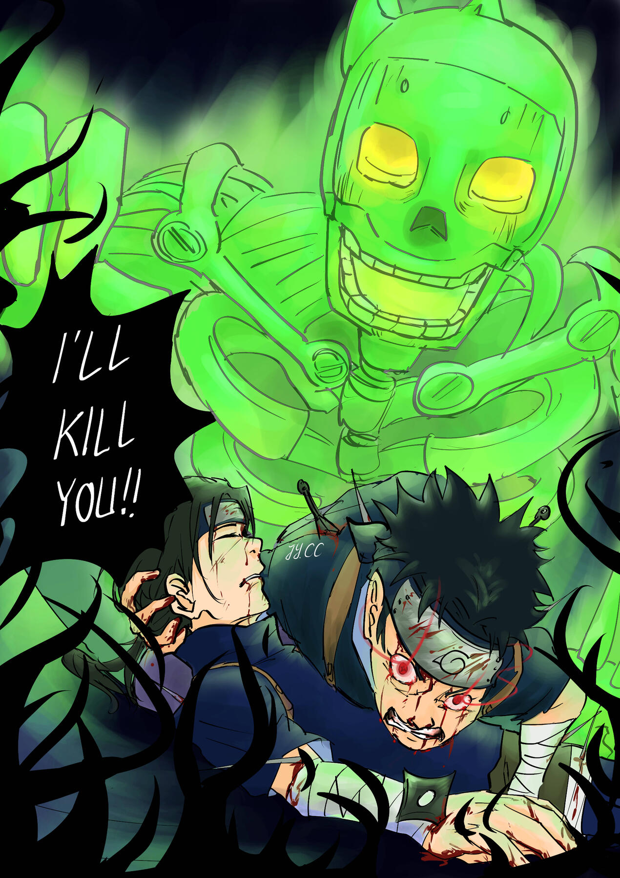 Naruto Shisuita Susanoo Drawing