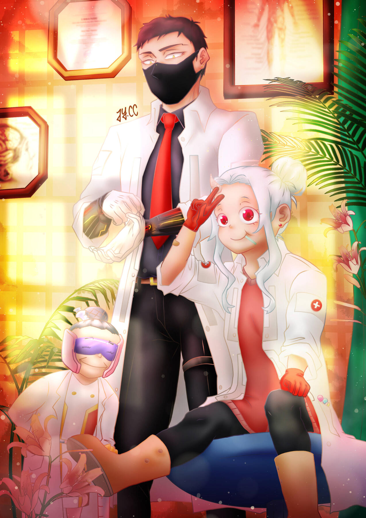 U.A High School nurse team