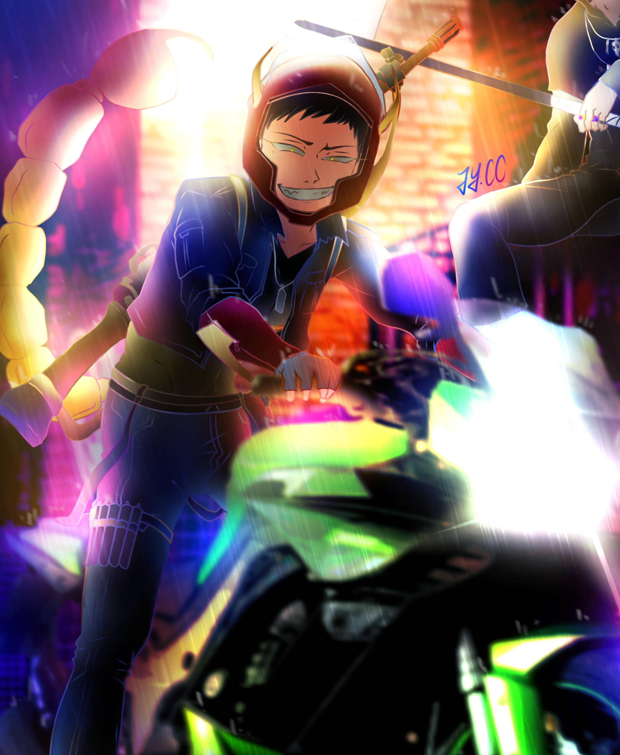 OC Baris and Isamu motorcycle